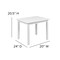 Flash Furniture White Kids Solid Hardwood 3 PC Table & Chair Set TW-WTCS-1001-WH-GG - alternate 3